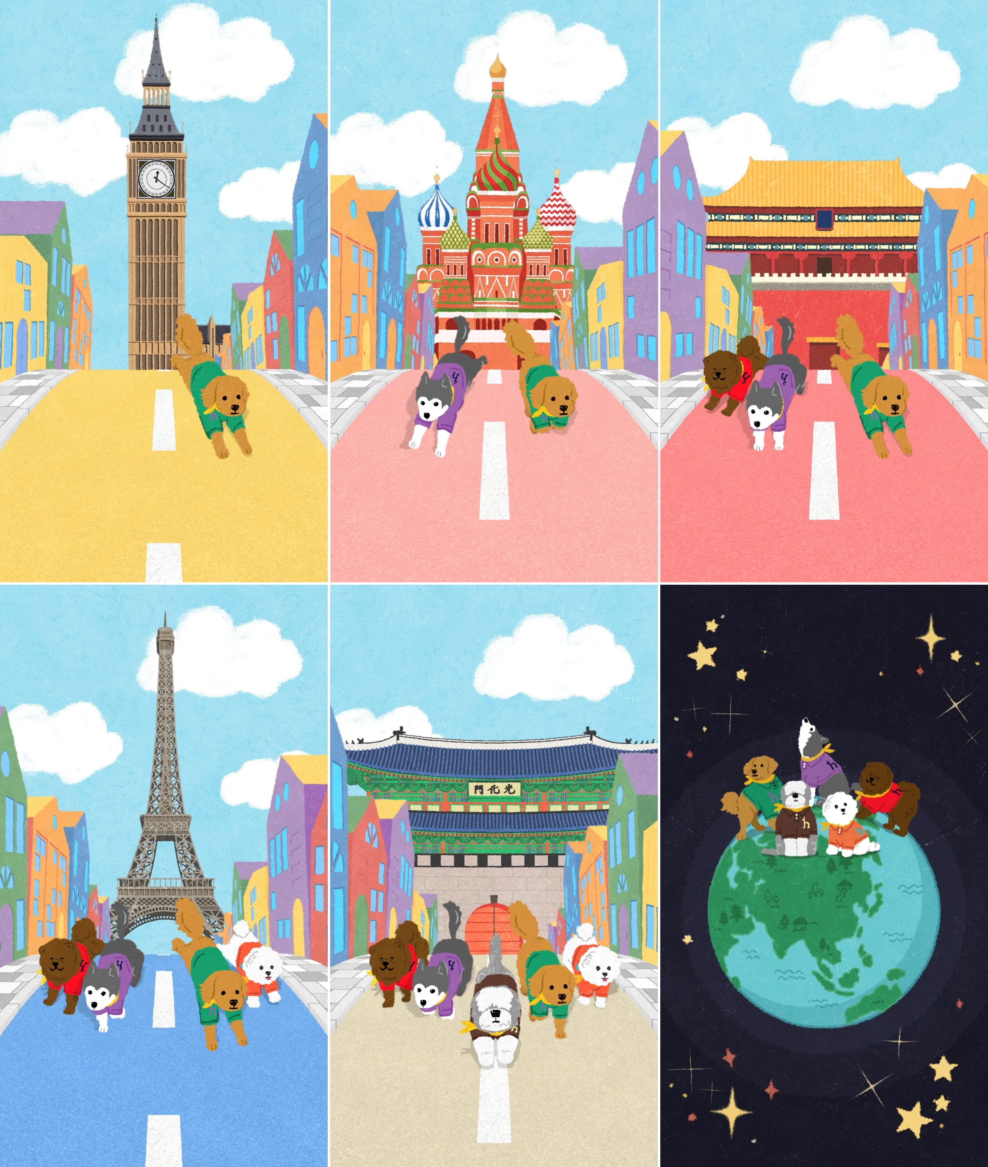 LF 헤지스, 강아지의 날 '해피퍼피 세계 강아지 에디션', image size:3256x3848